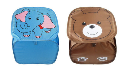 家居收纳新选择 义乌怪巧百货贸易商行带你了解可折叠带盖脏衣篮/杂物收纳篮